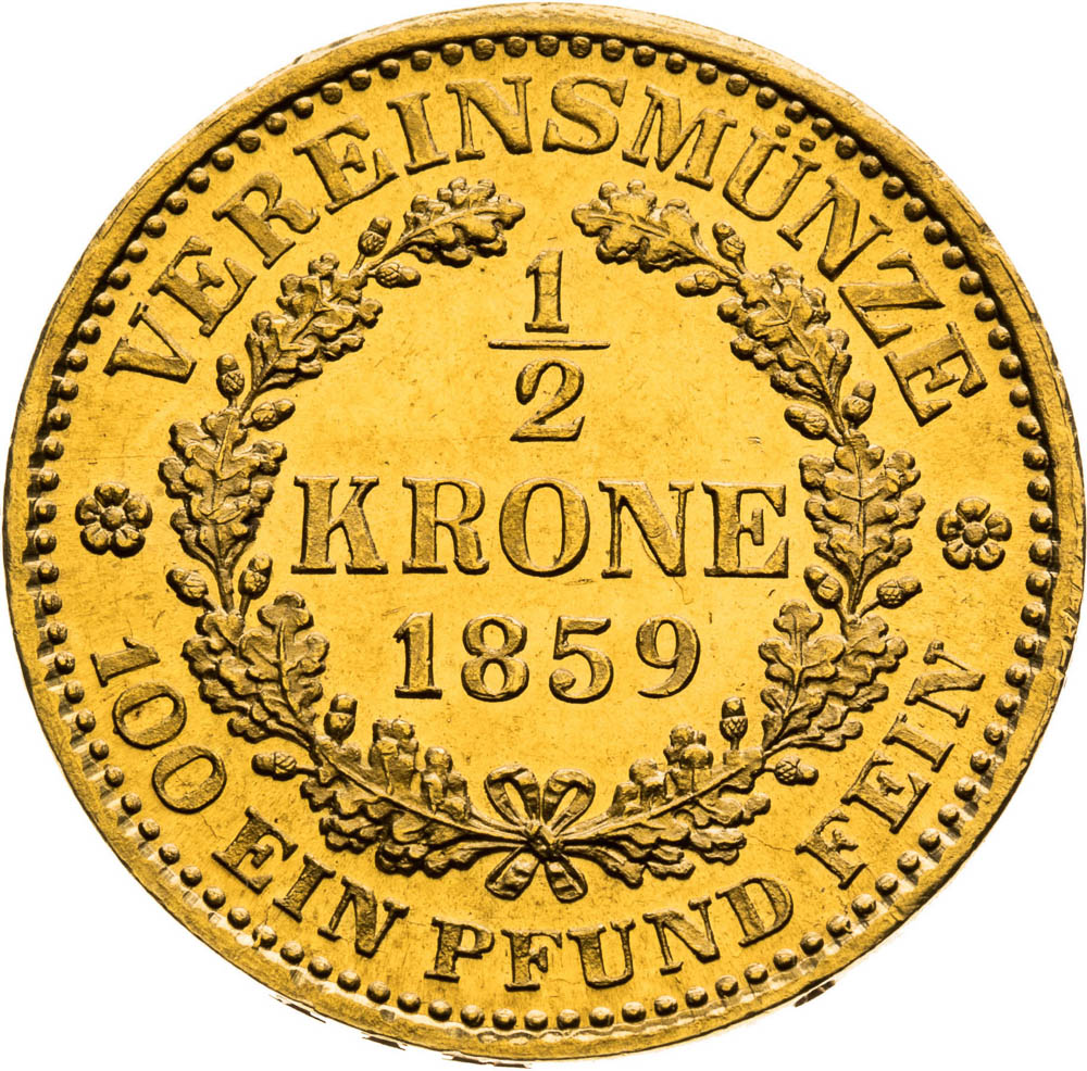 Federal 1/2 Corona 1859 - back