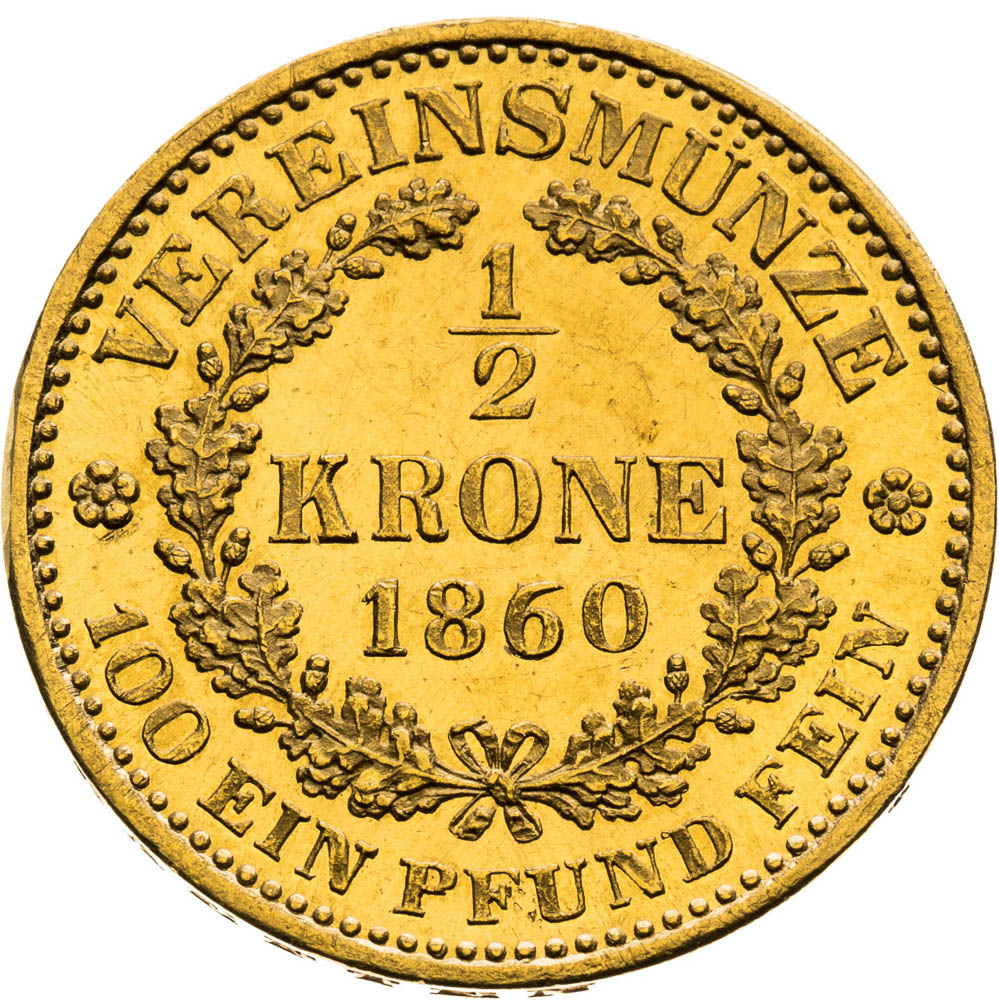 Federal 1/2 Corona 1860 - back