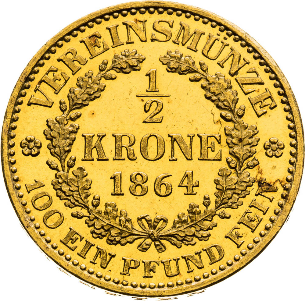 Federal 1/2 Corona 1864 - back