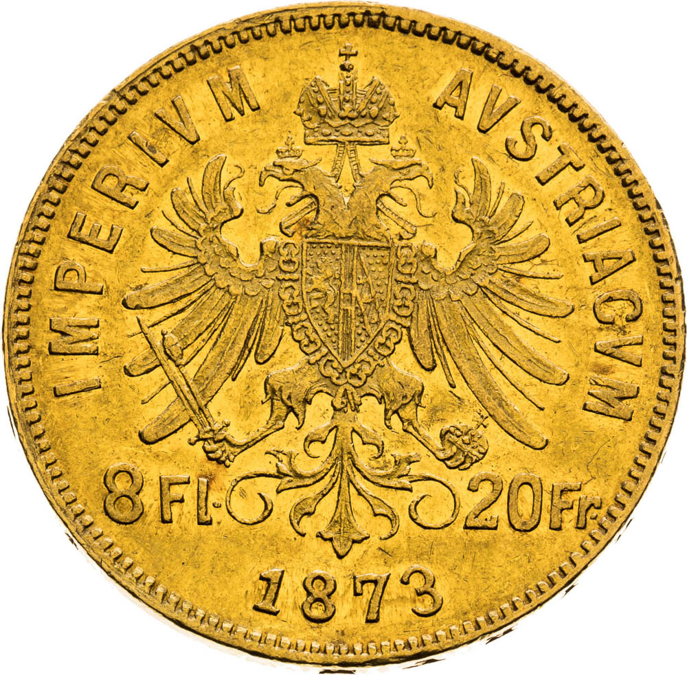 8 Florin 1873 - back