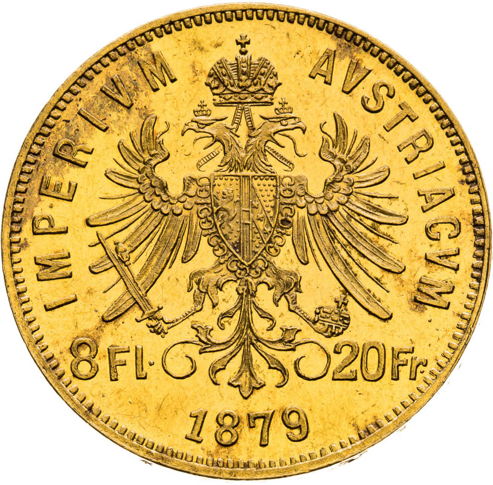 8 Florin 1879 - back