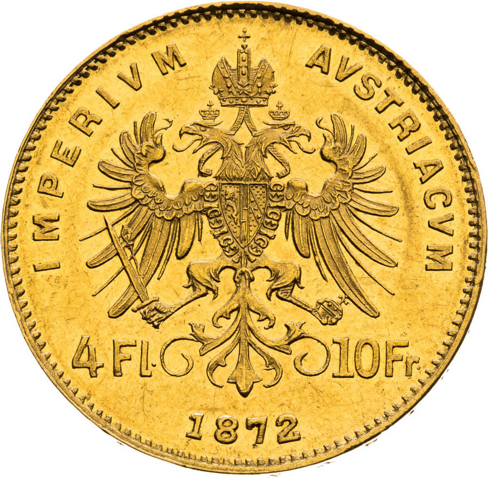4 Florin 1872 - back