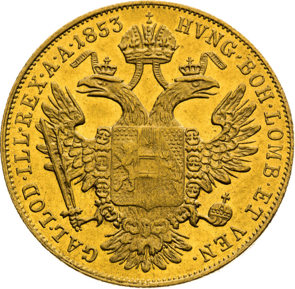 Ducat 1853 - back