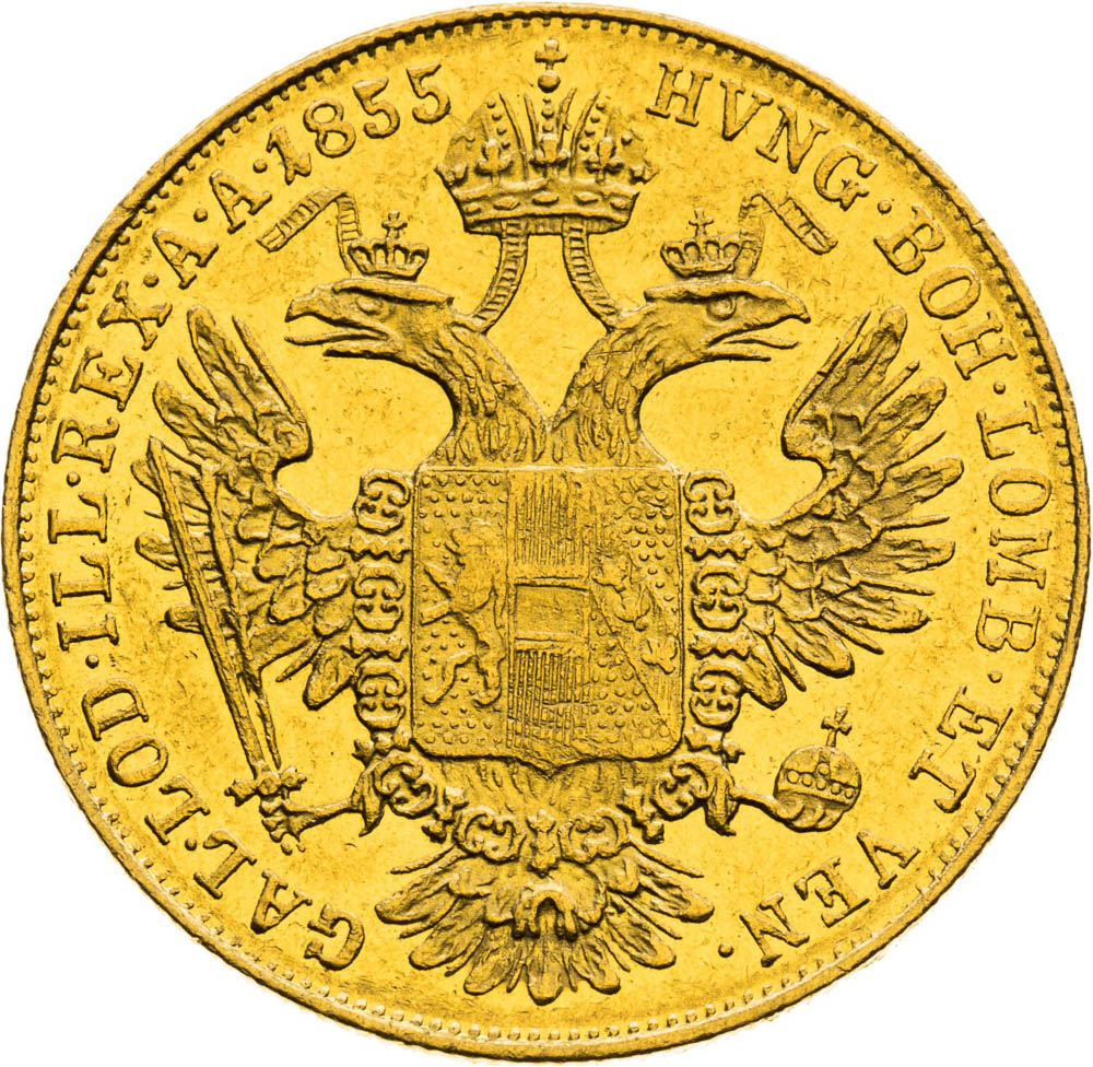 Ducat 1855 - back