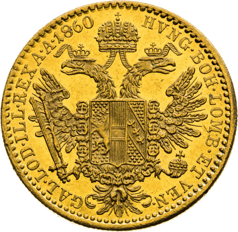 Ducat 1860 - back