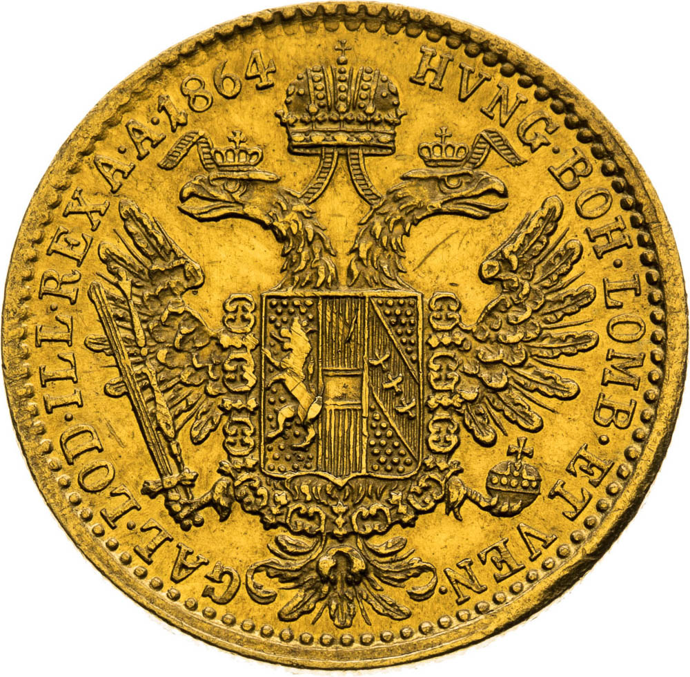 Ducat 1864 - back