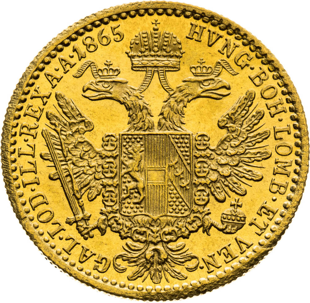 Ducat 1865 - back