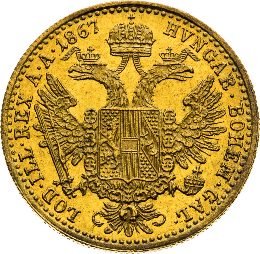 Ducat 1867 - back