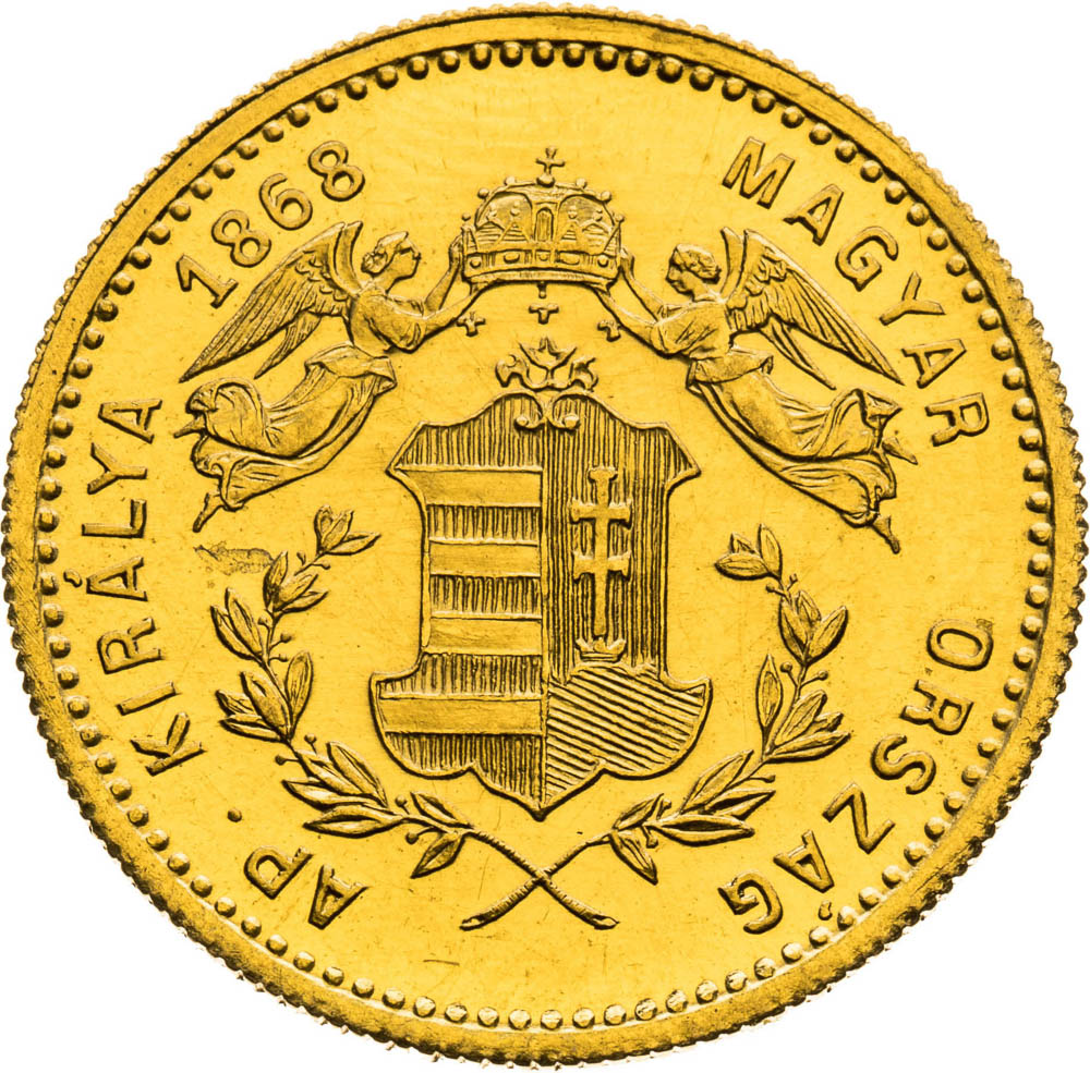 Ducat 1868 - back
