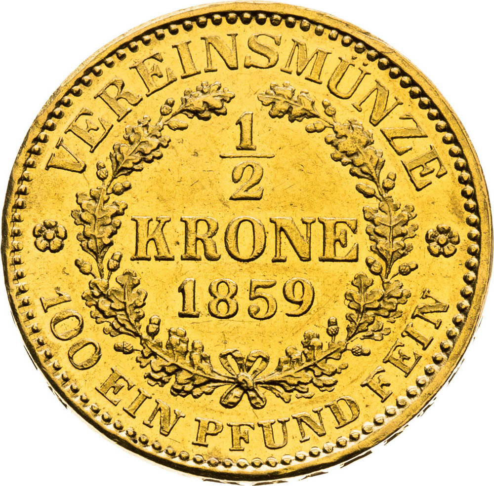 Federal 1/2 Corona 1859 - back