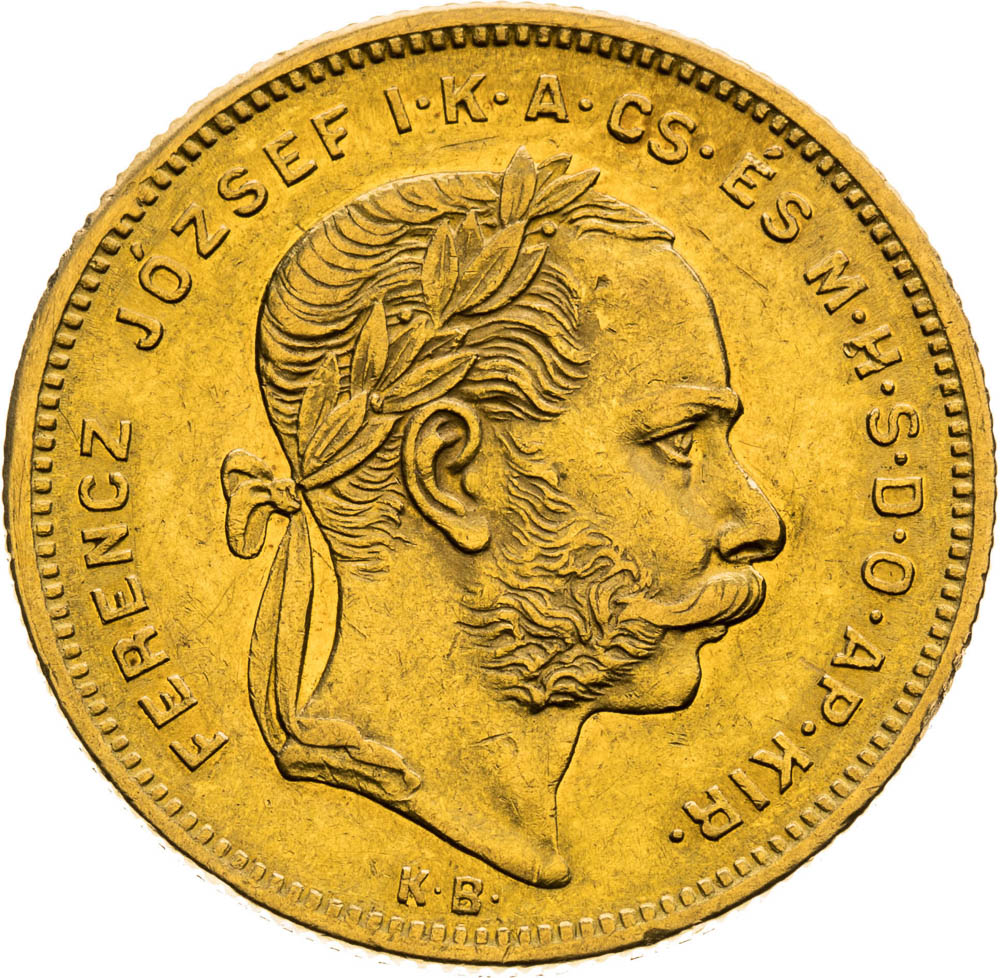 8 Forint 1870 - front