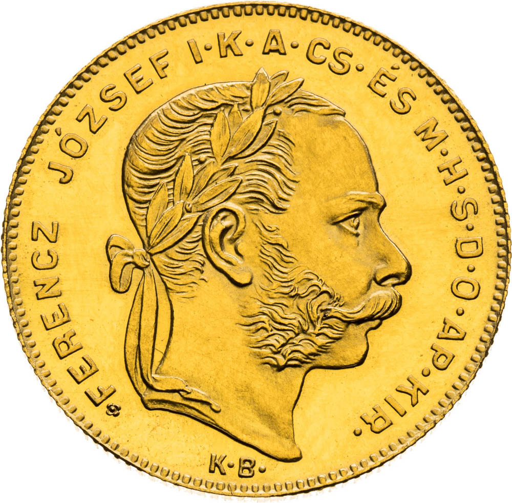 8 Forint 1870 - front