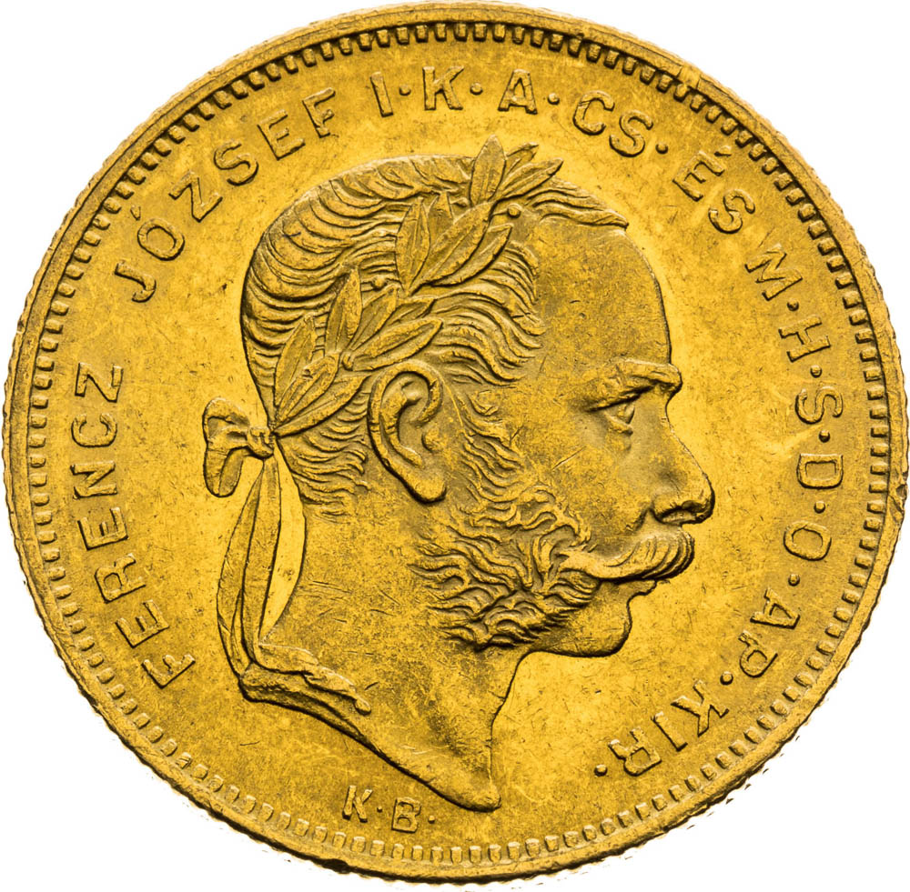 8 Forint 1871 - front