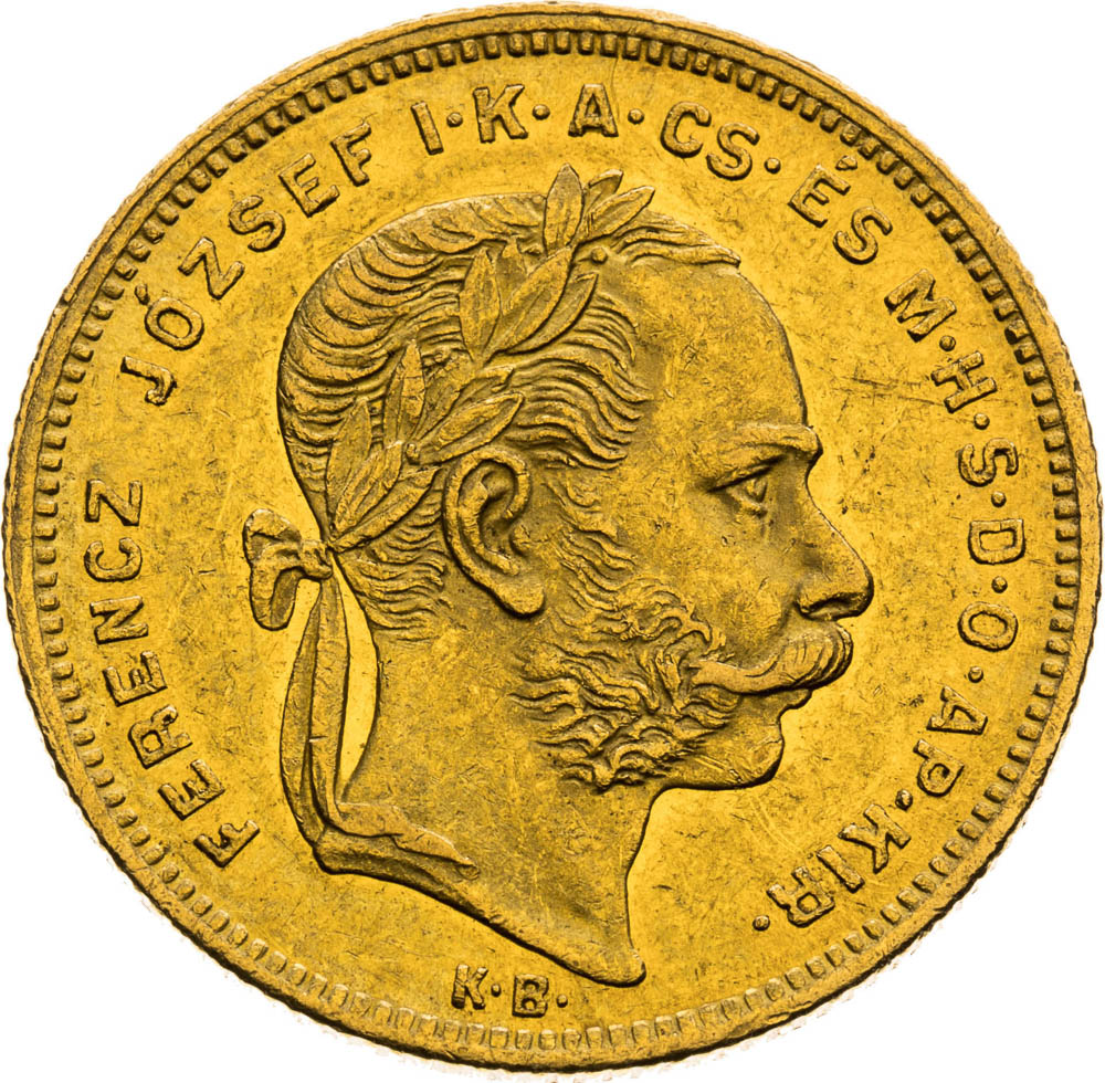 8 Forint 1872 - front