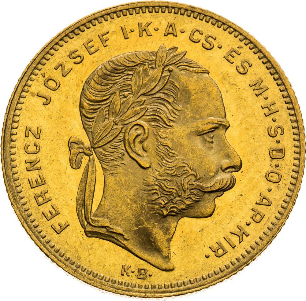 8 Forint 1873 - front