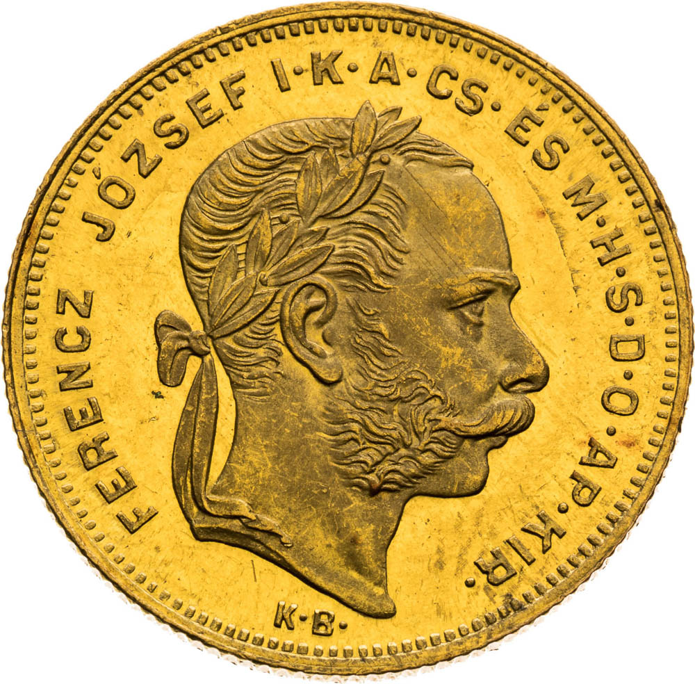 8 Forint 1875 - front