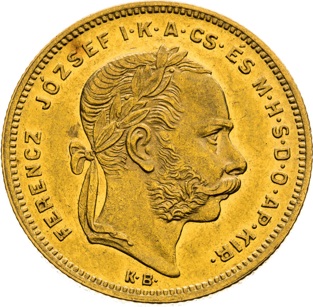 8 Forint 1876 - front