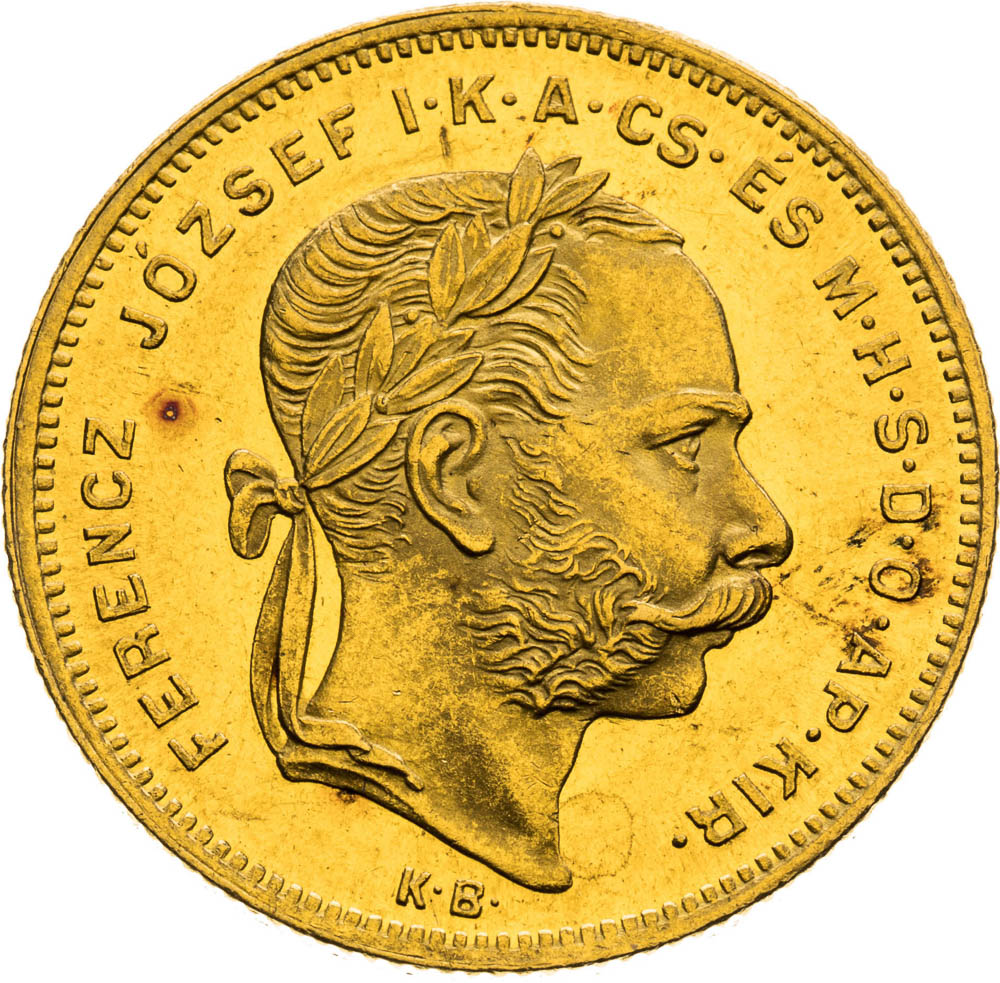 8 Forint 1877 - front