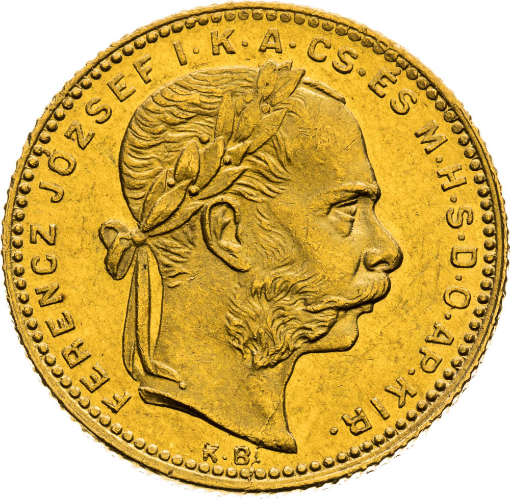 8 Forint 1880 - front