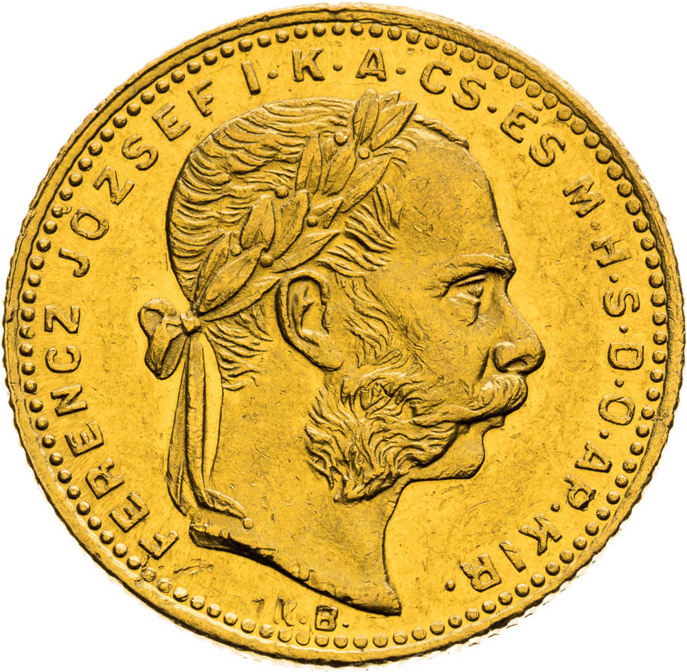 8 Forint 1882 - front