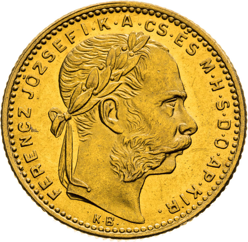 8 Forint 1884 - front