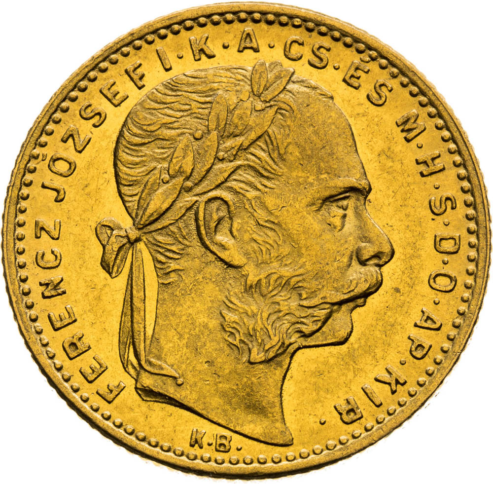 8 Forint 1885 - front