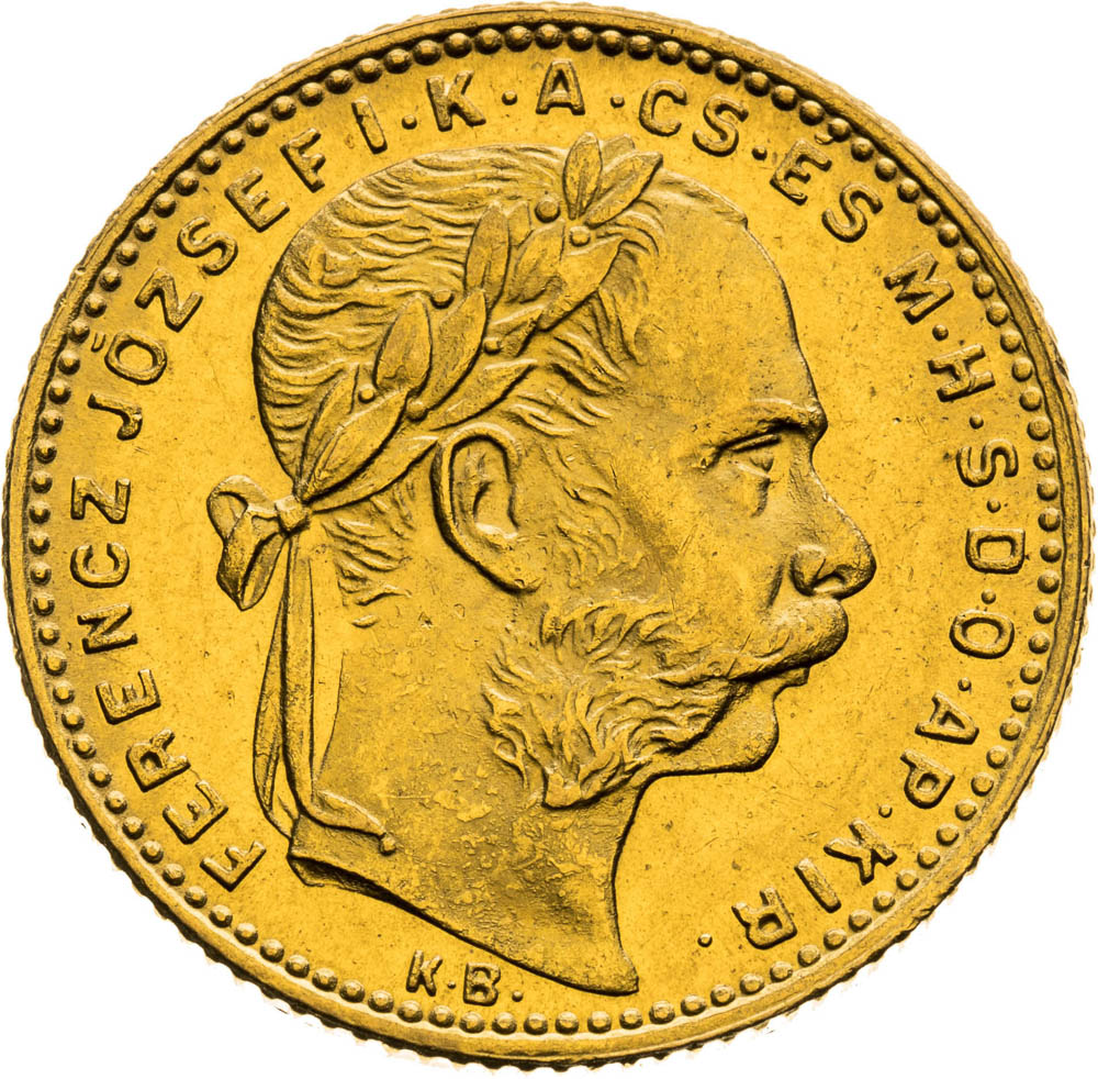 8 Forint 1886 - front