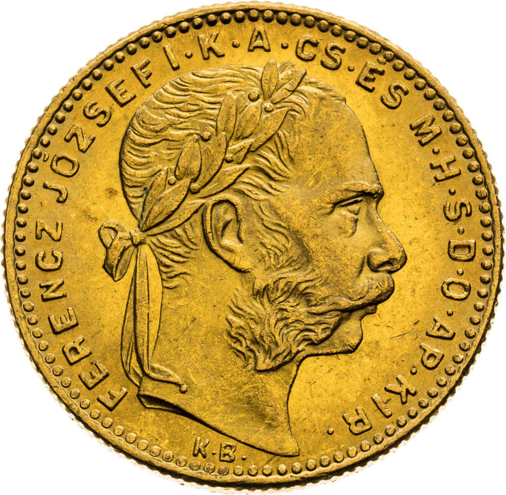 8 Forint 1889 - front