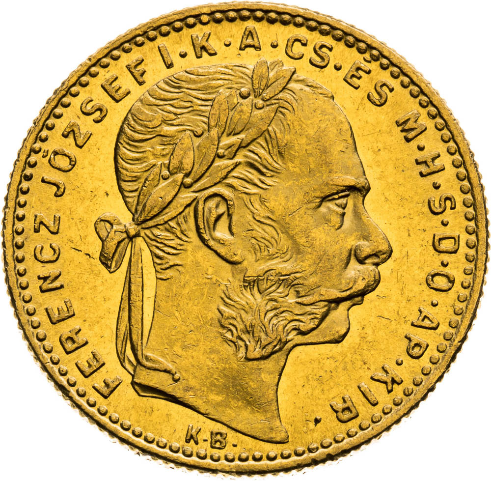 8 Forint 1890 - front