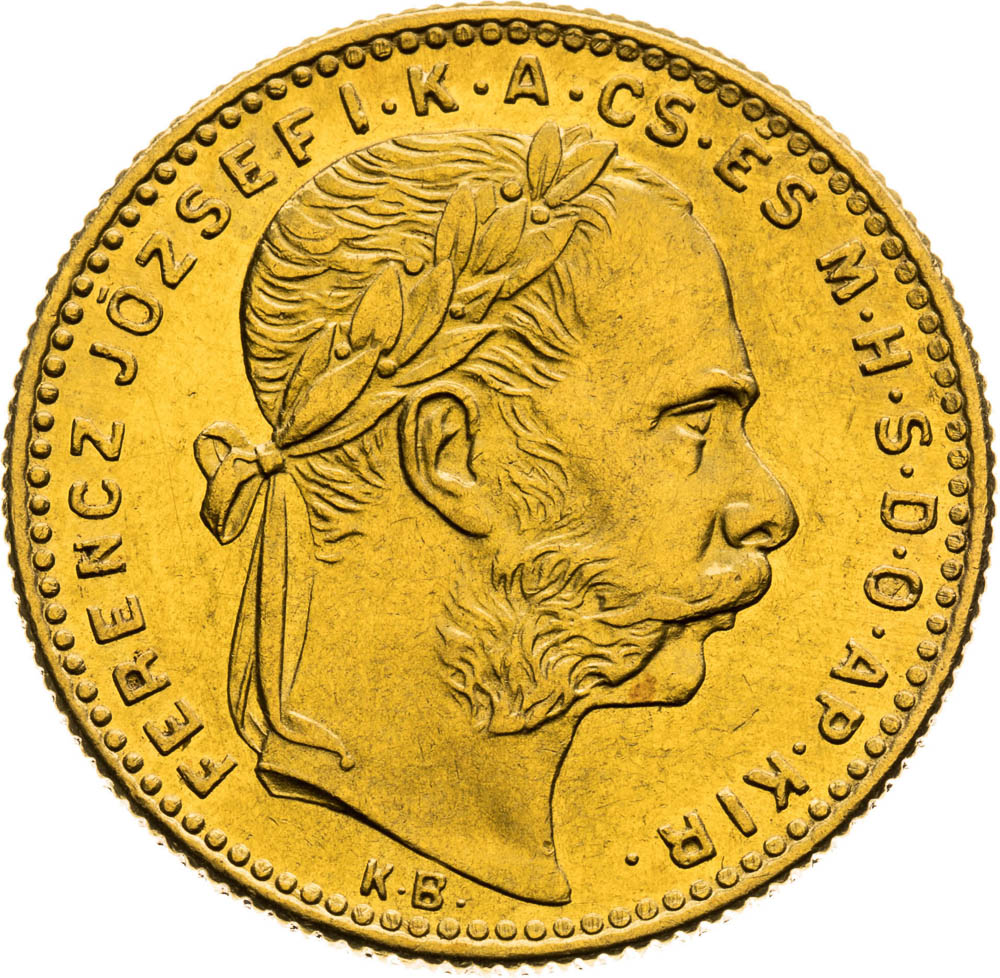 8 Forint 1890 - front
