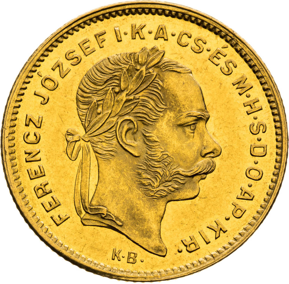 4 Forint 1870 - front