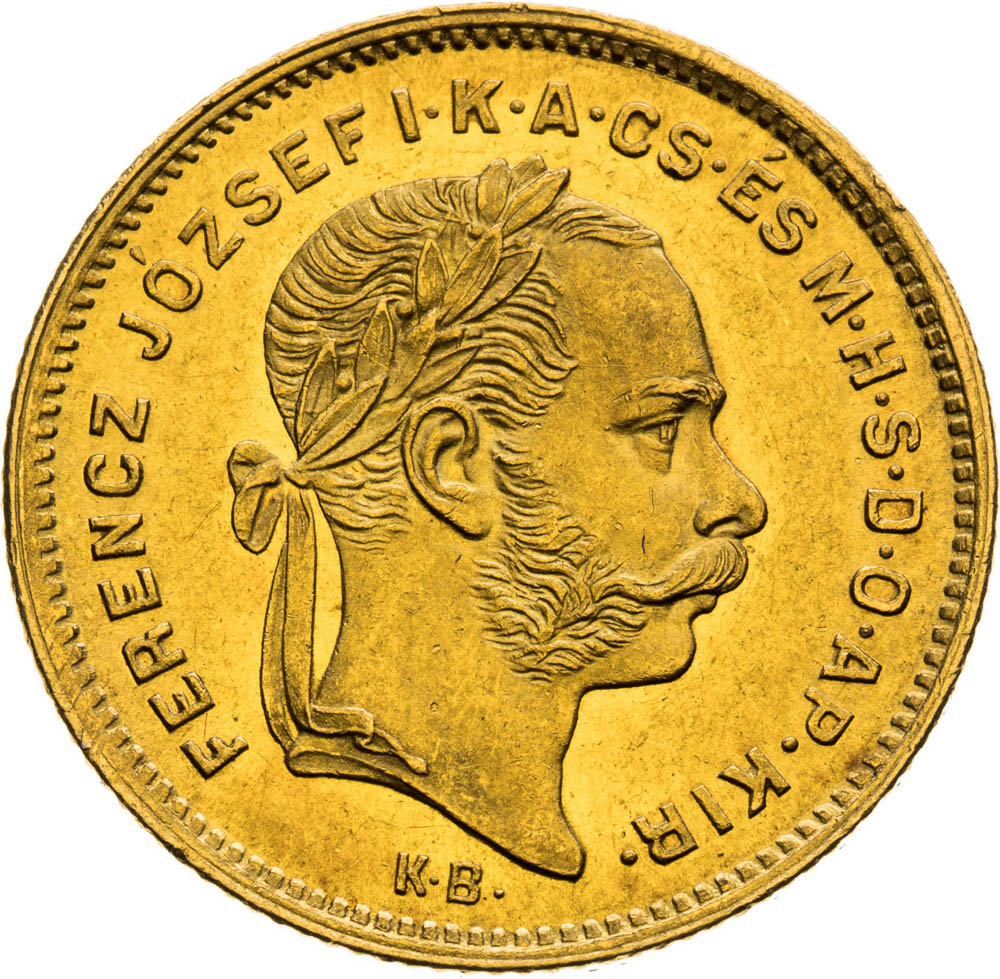 4 Forint 1871 - front