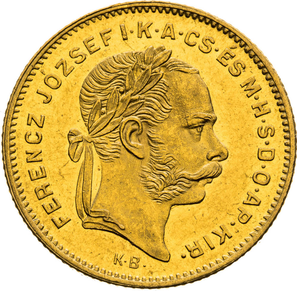4 Forint 1872 - front