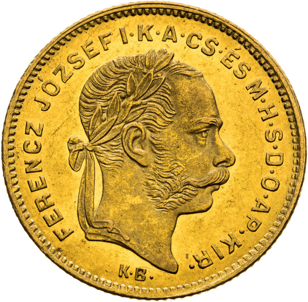 4 Forint 1873 - front