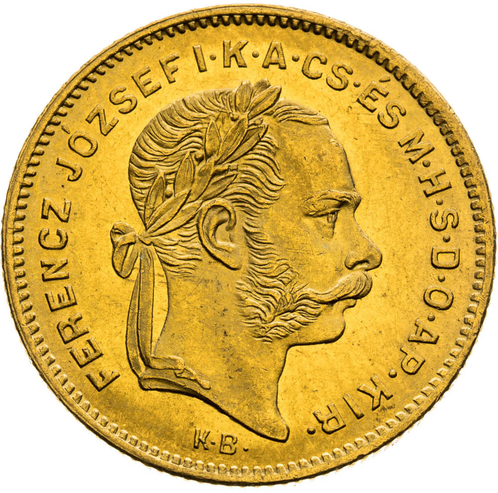 4 Forint 1874 - front