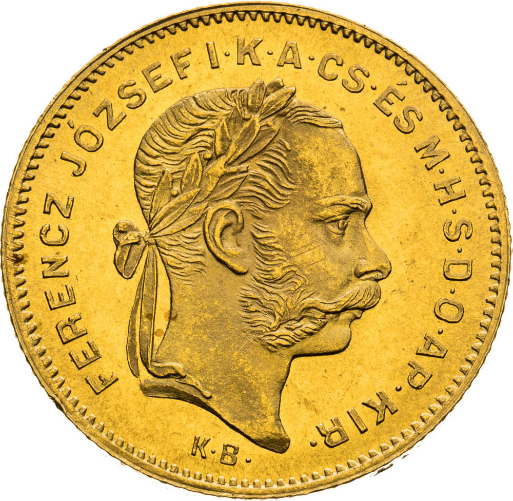 4 Forint 1879 - front