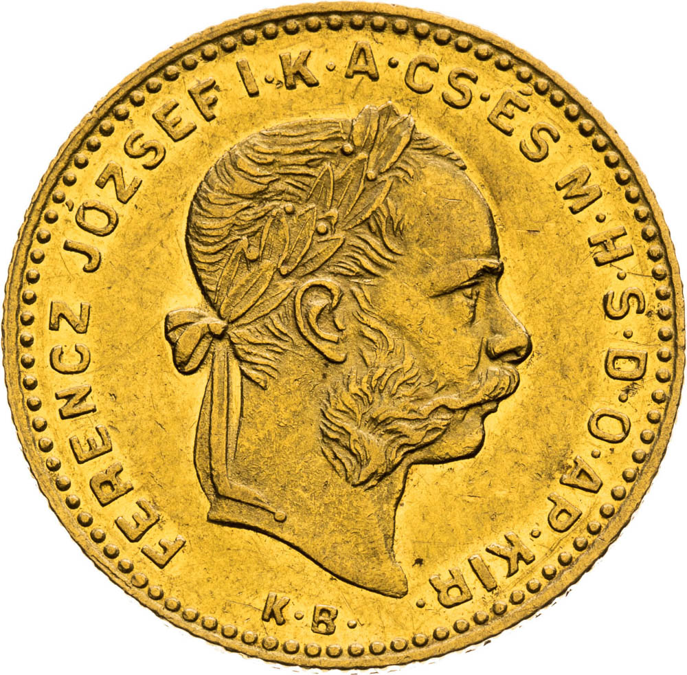 4 Forint 1880 - front