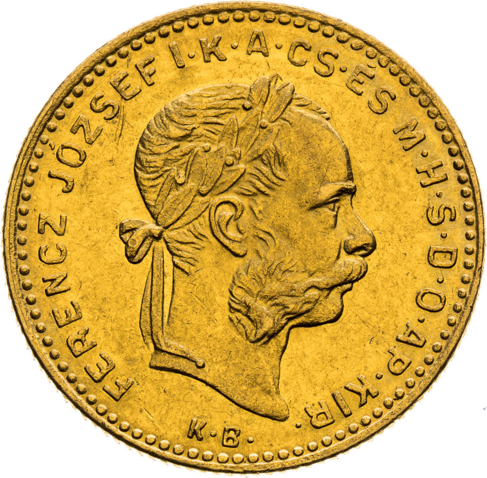 4 Forint 1887 - front