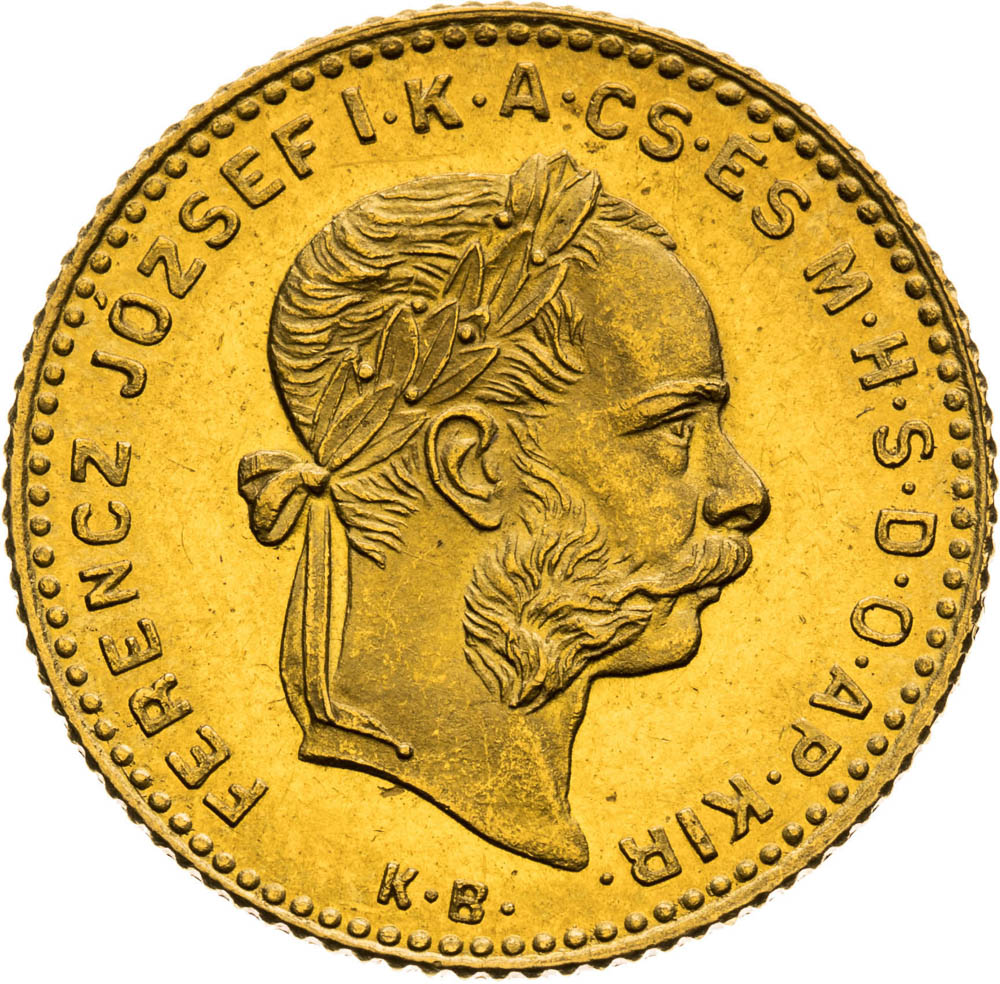 4 Forint 1888 - front