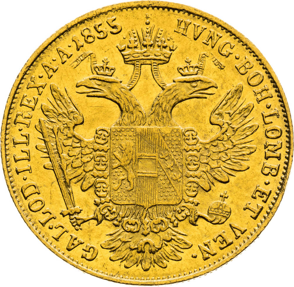 Ducat 1855 - back