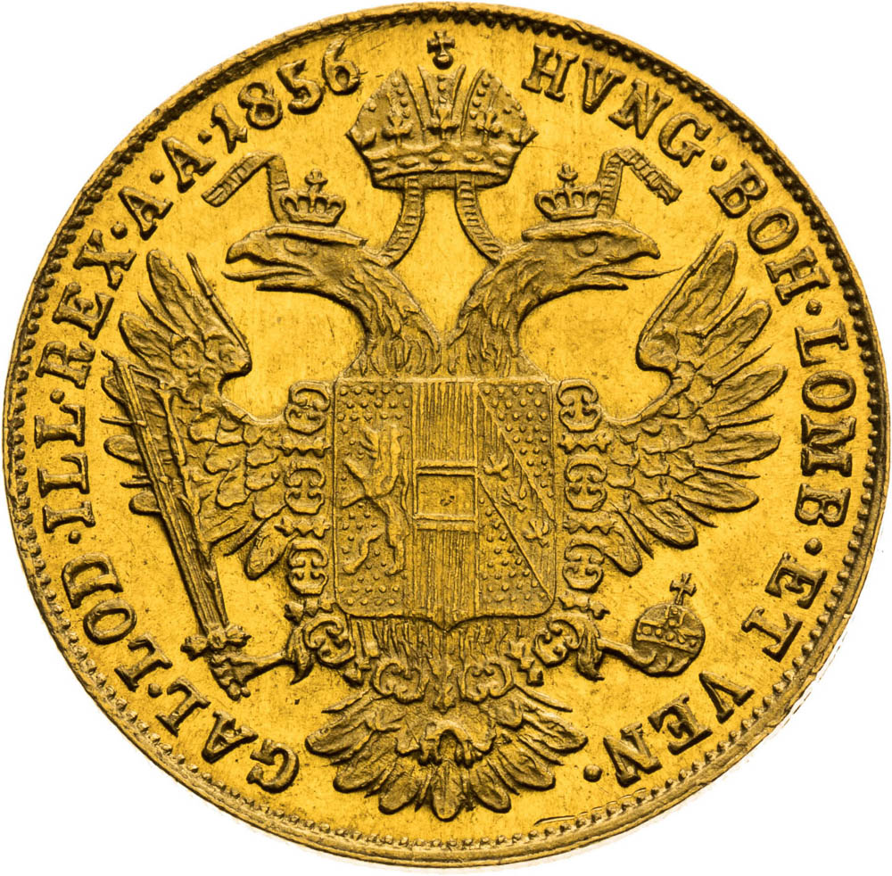 Ducat 1856 - back
