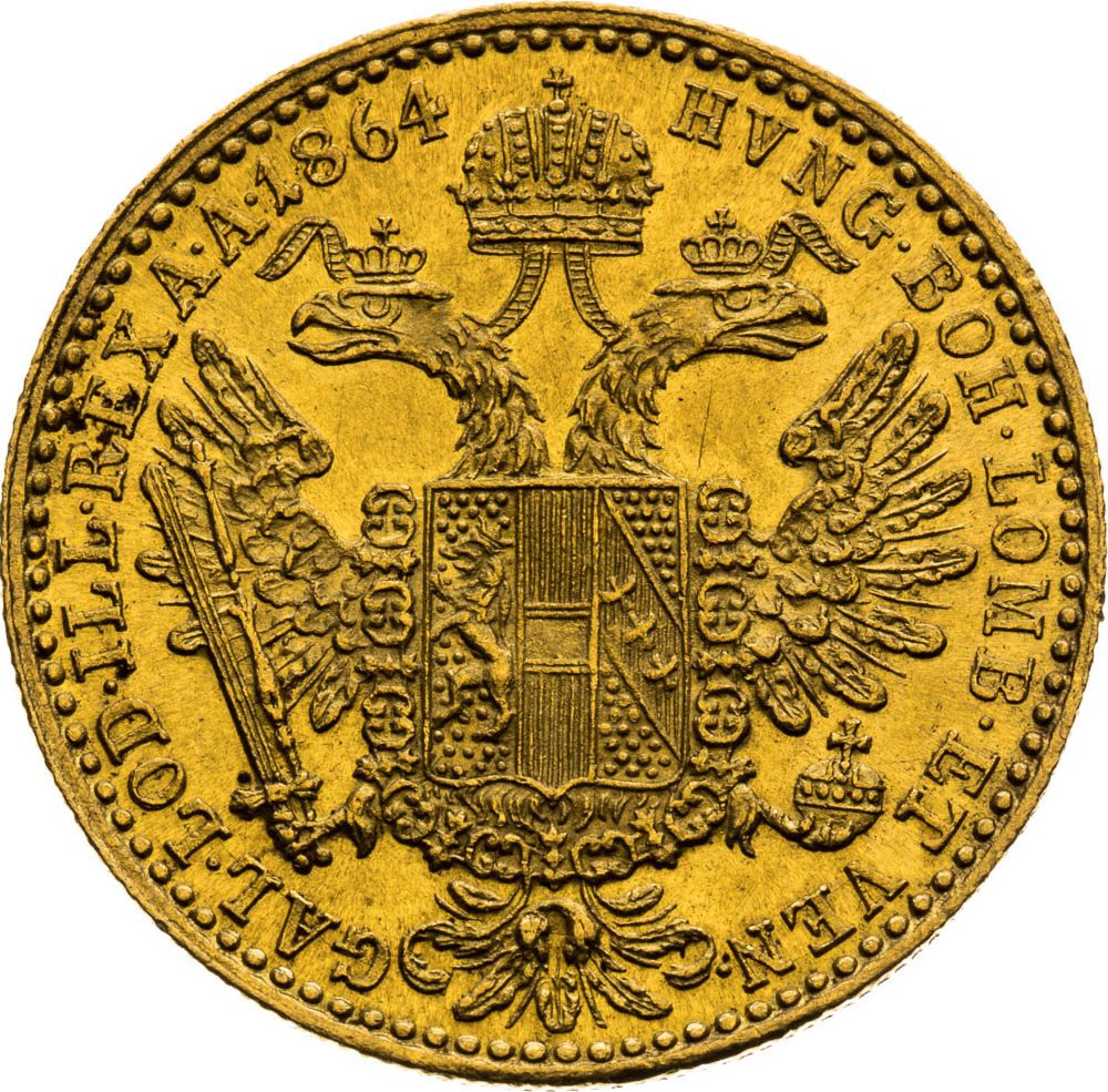 Ducat 1864 - back