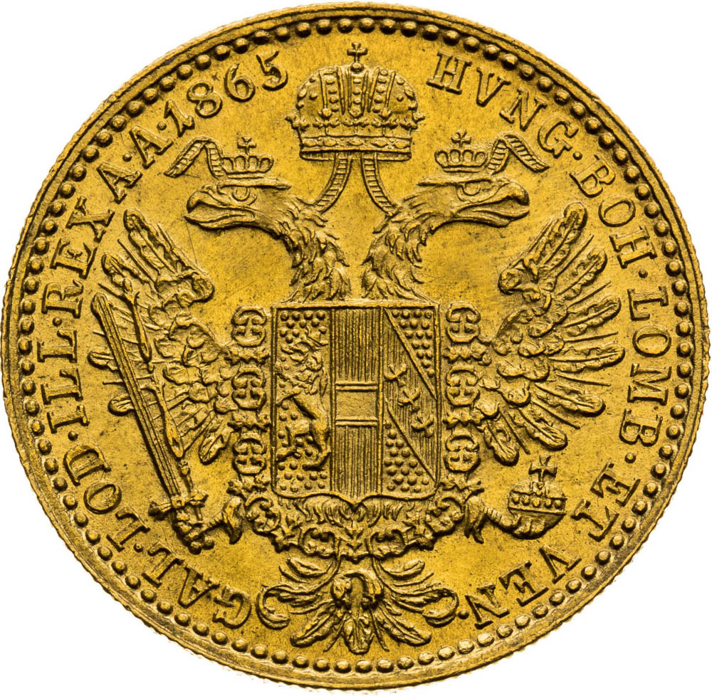 Ducat 1865 - back