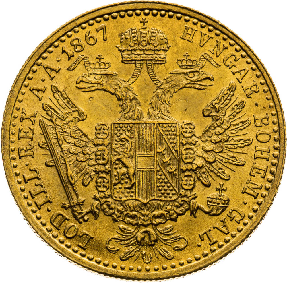 Ducat 1867 - back