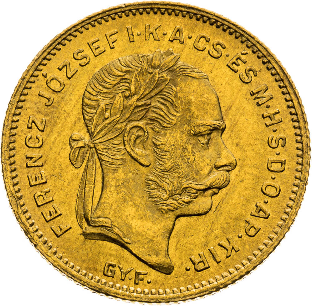 4 Forint 1870 - front