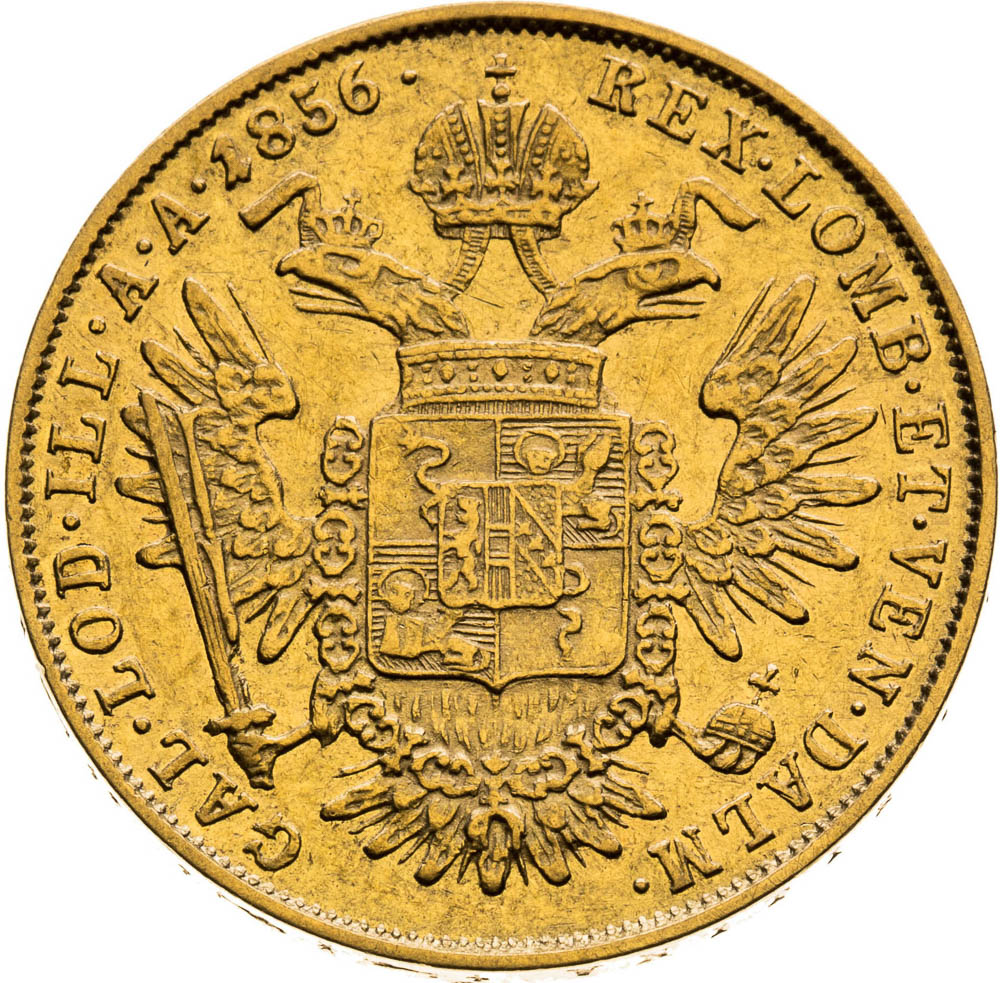 1/2 Sovrano 1856 - back