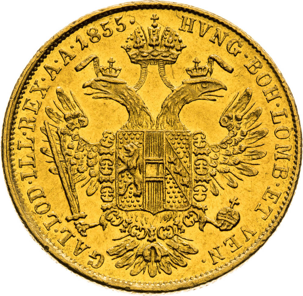 Ducat 1855 - back