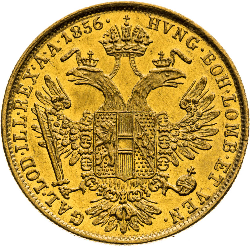Ducat 1856 - back