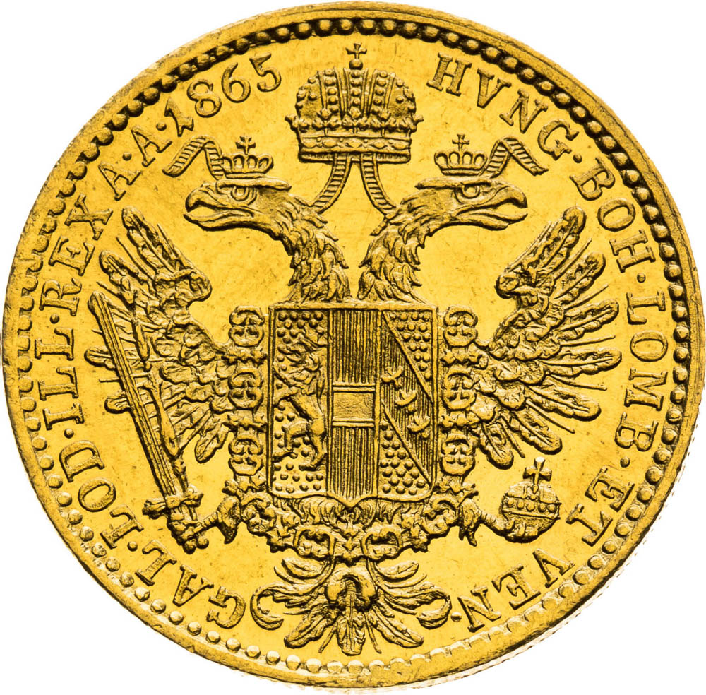 Ducat 1865 - back