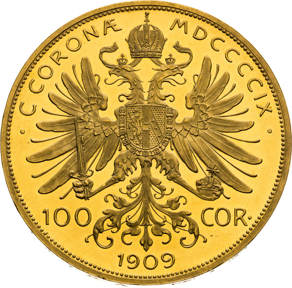 100 Corona 1909 - back